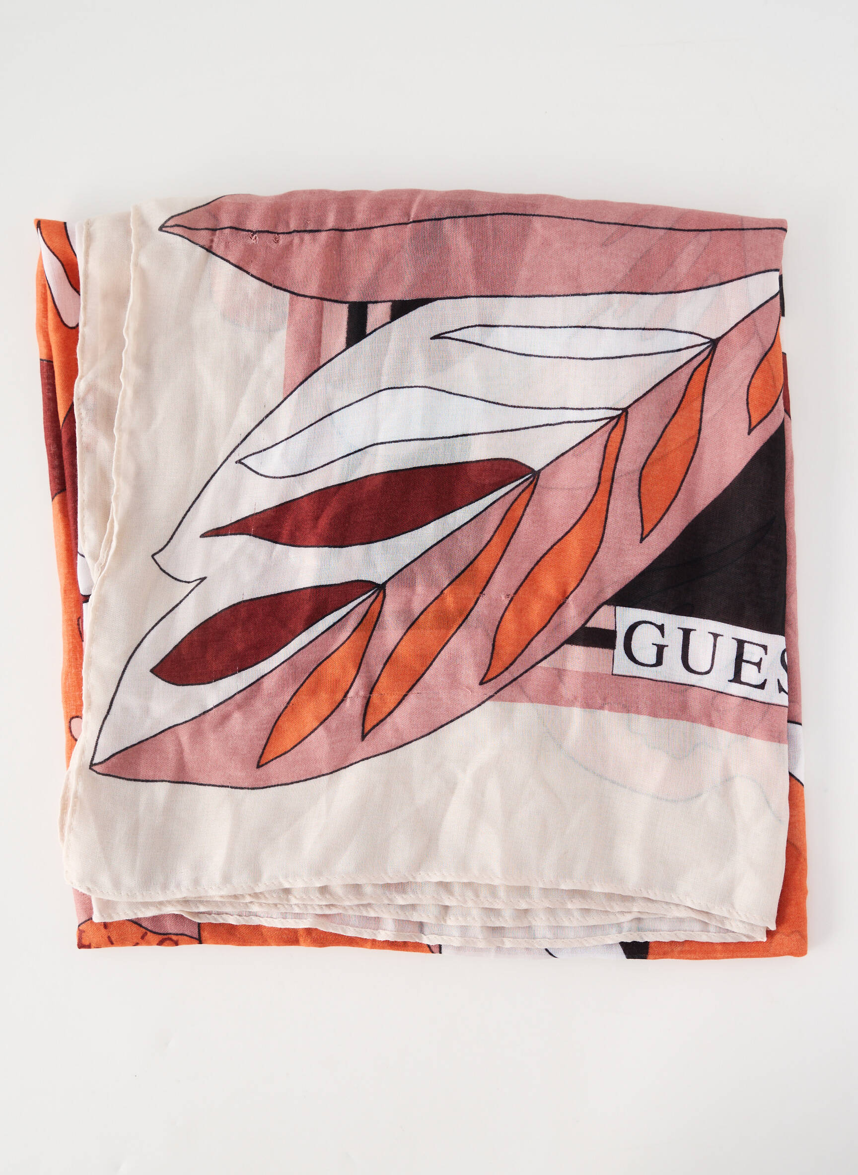 Foulard orange GUESS femme