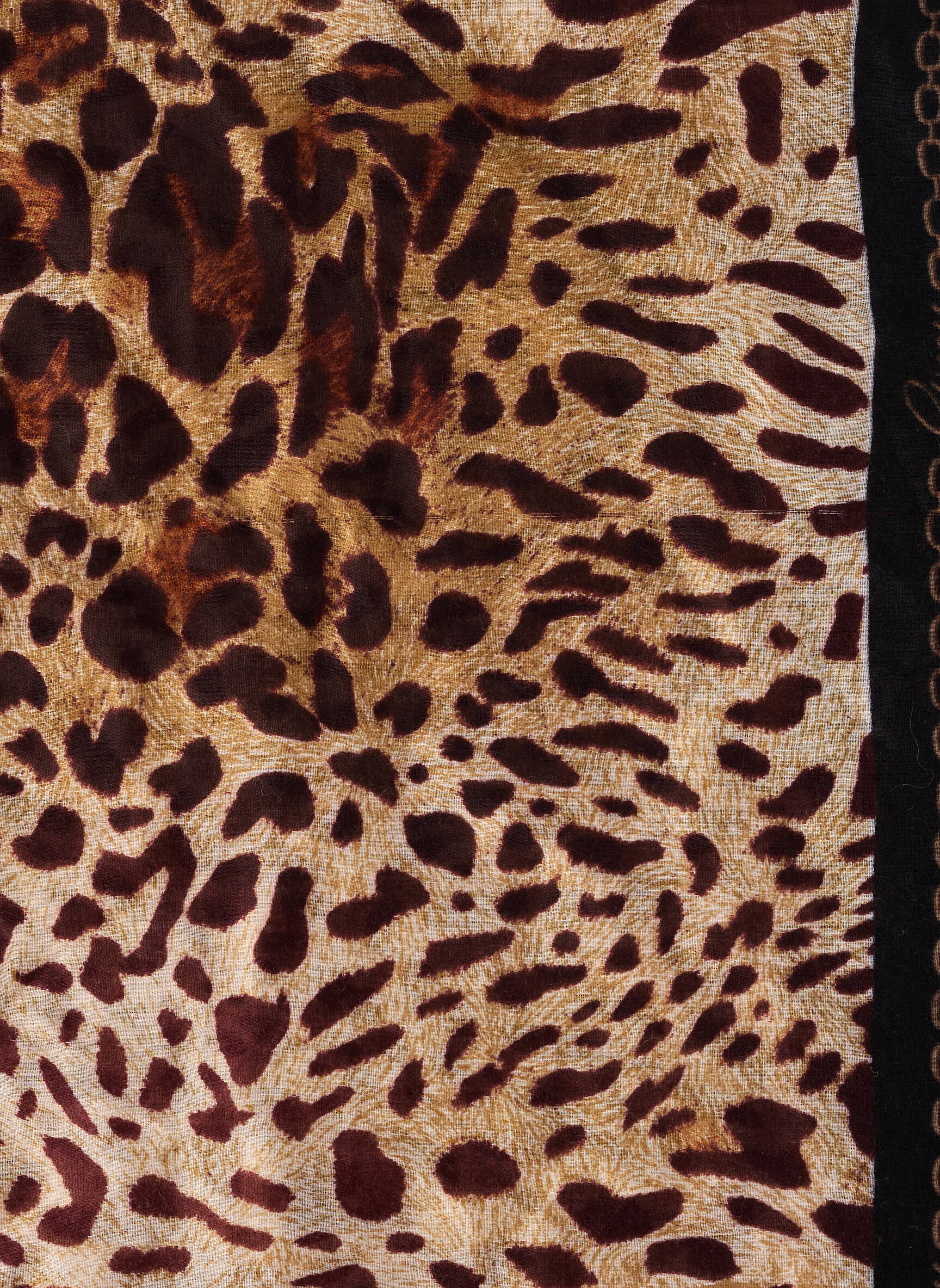 Foulard marron GUESS femme