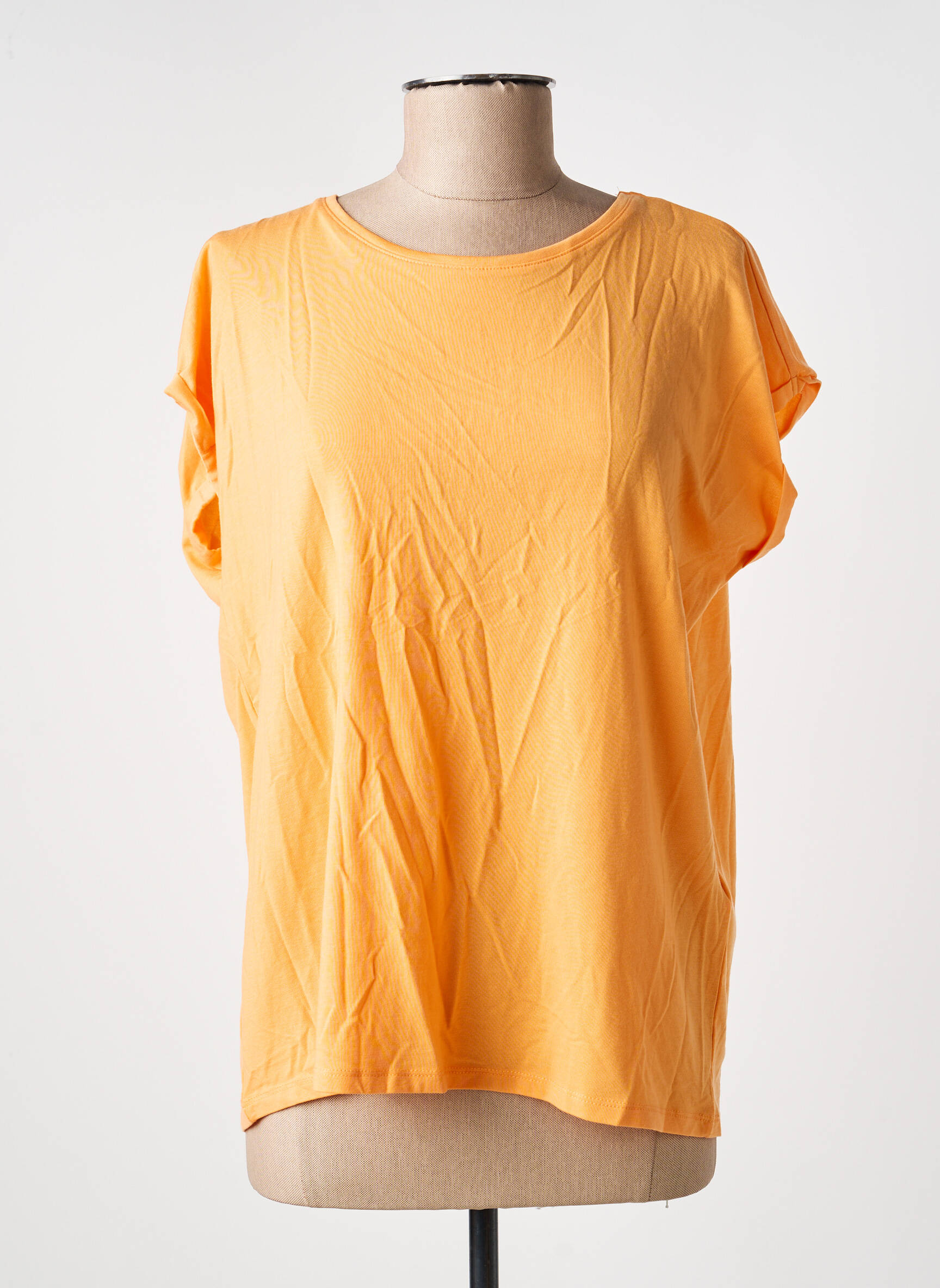 T-shirt coupe droite orange VERO MODA femme