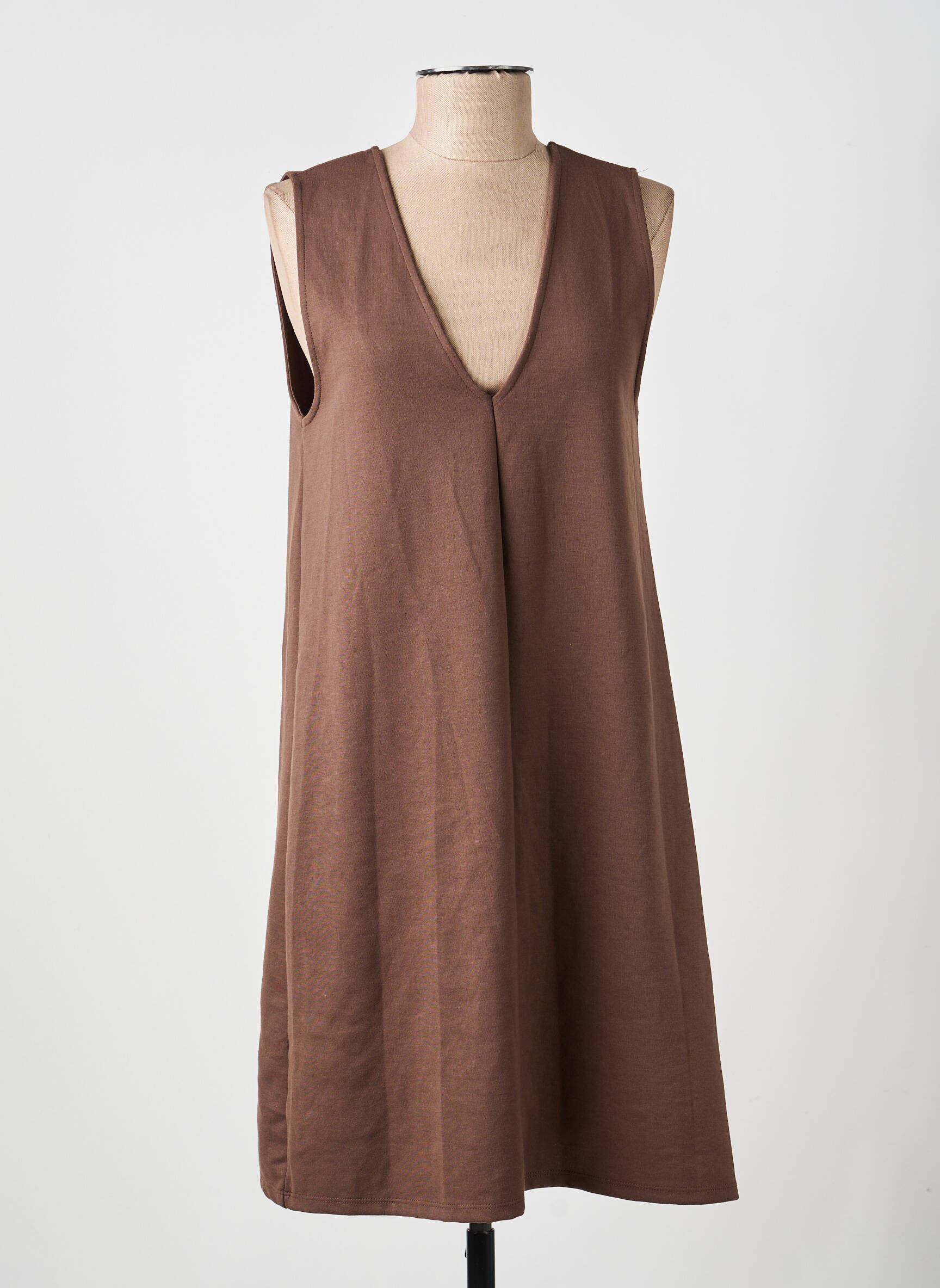 Robe courte marron ONLY femme