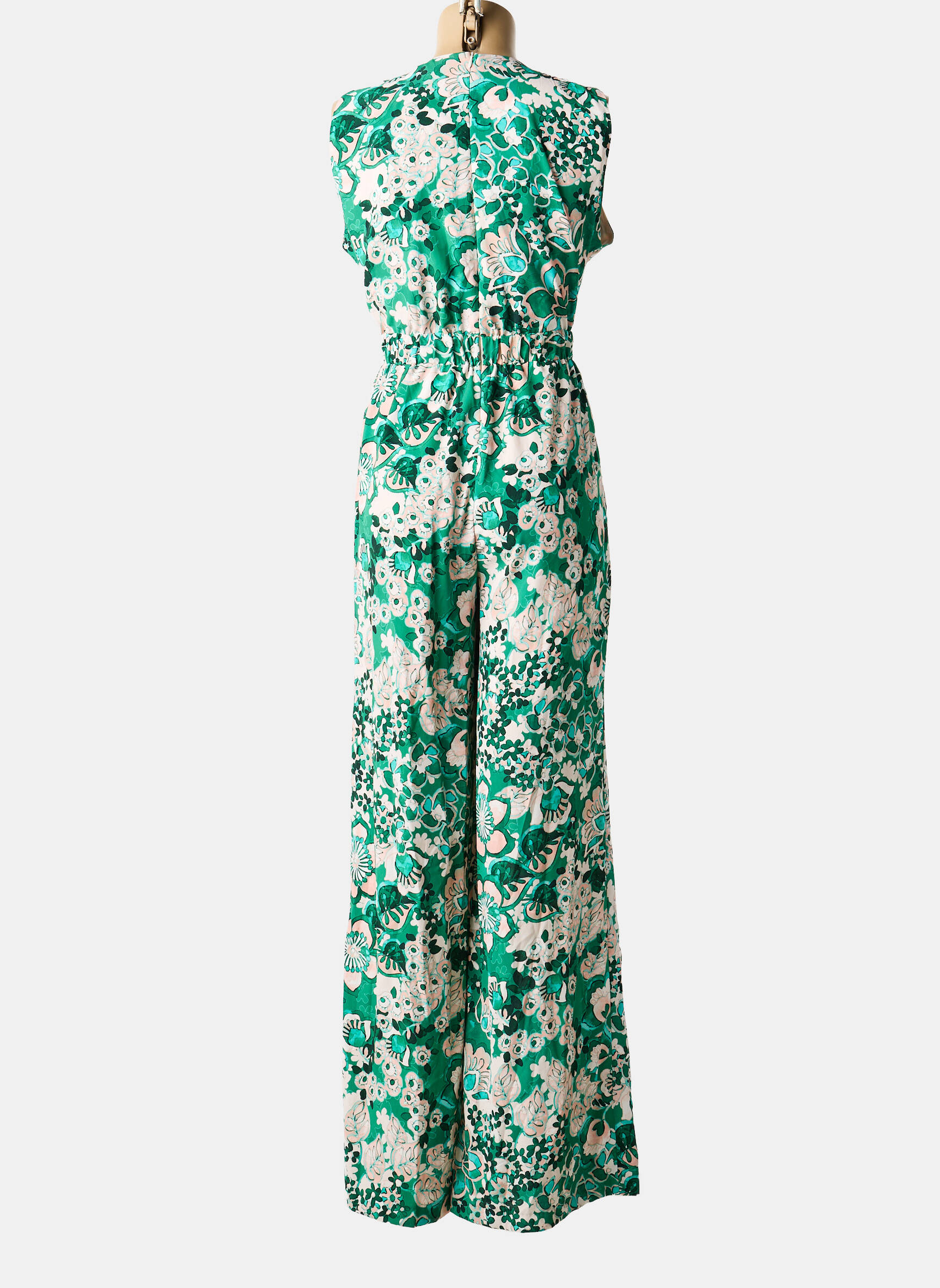 Combi-pantalon vert MORGAN femme