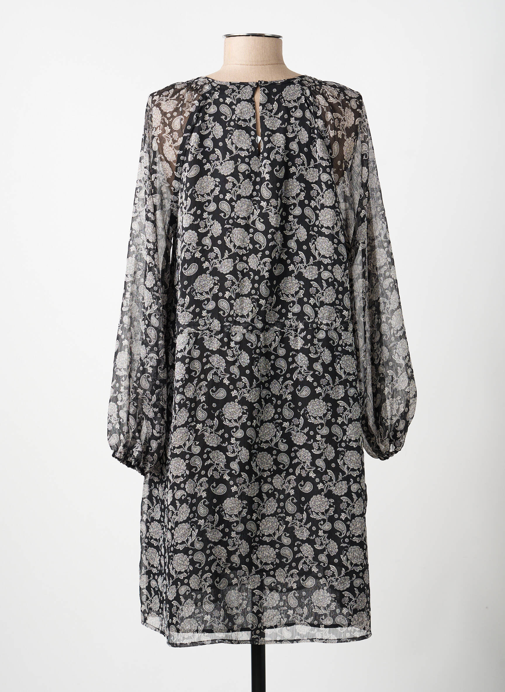 Robe courte noir MANGO femme