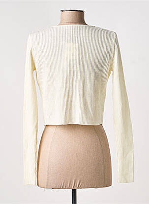 Gilet manches longues blanc HAILYS femme