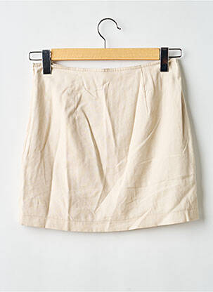 Jupe courte beige ONLY femme