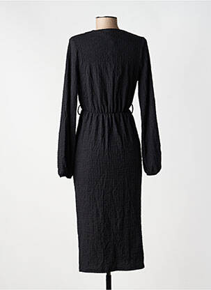 Robe mi-longue manches 3/4 manches 3/4 noir VERO MODA femme