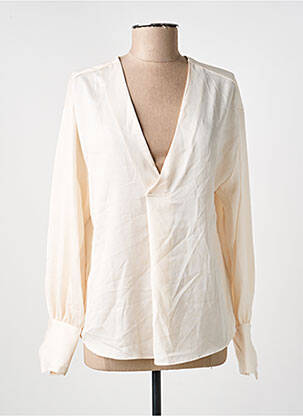 Chemisier beige MANGO femme