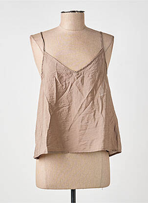 Blouse sans manche marron ONLY femme