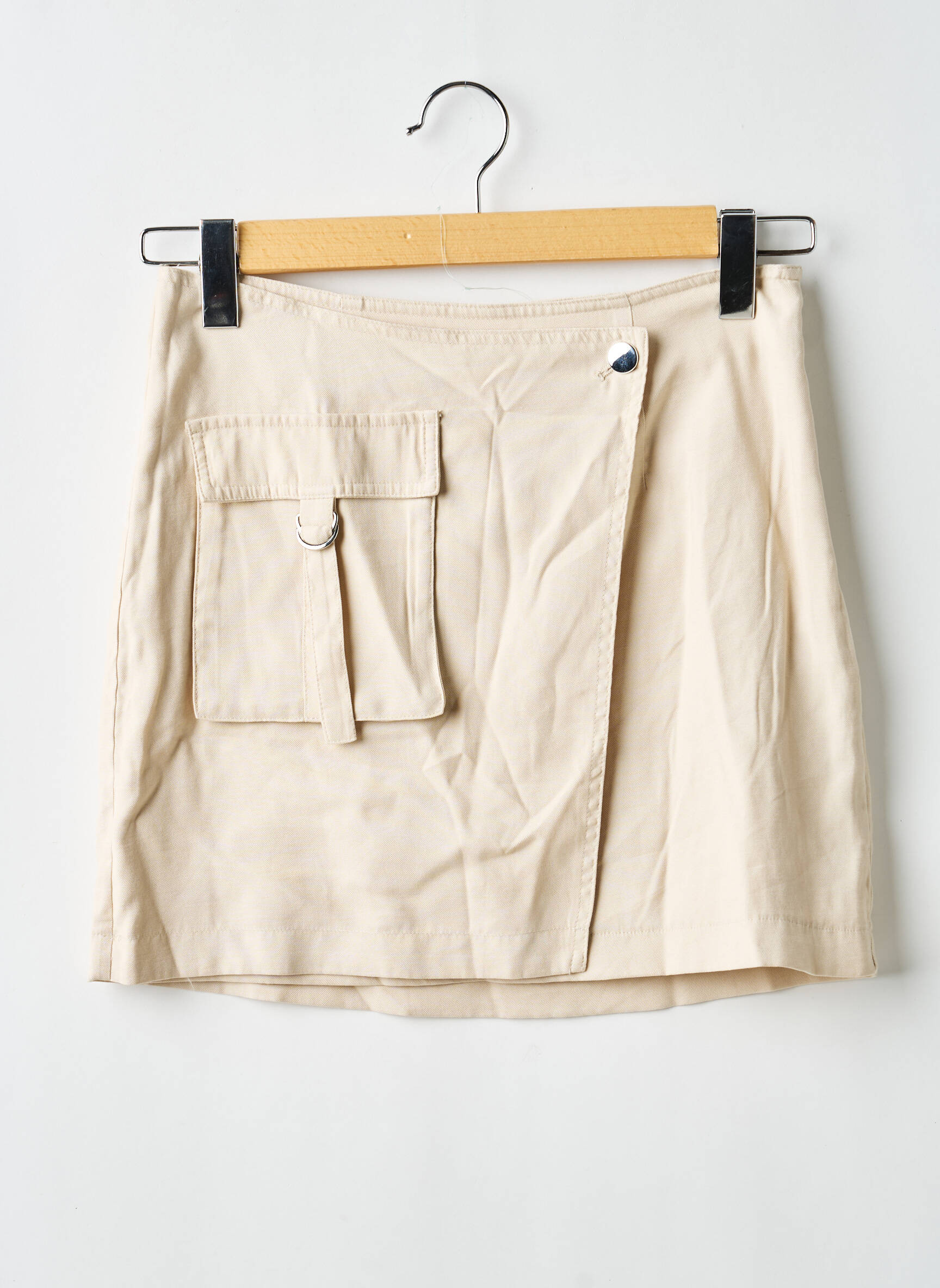 Jupe courte beige ONLY femme