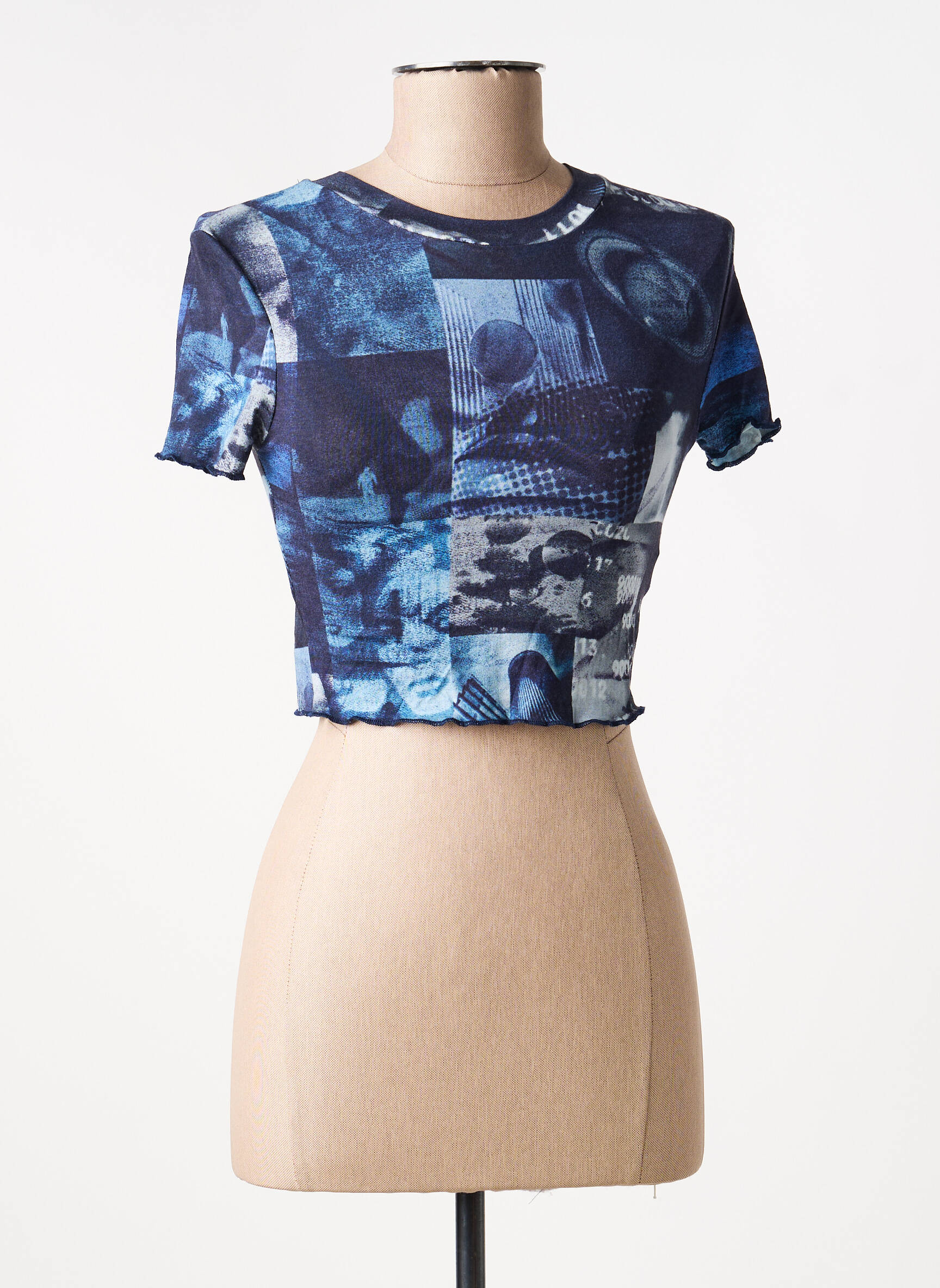T-shirt bleu TALLY WEIJL femme