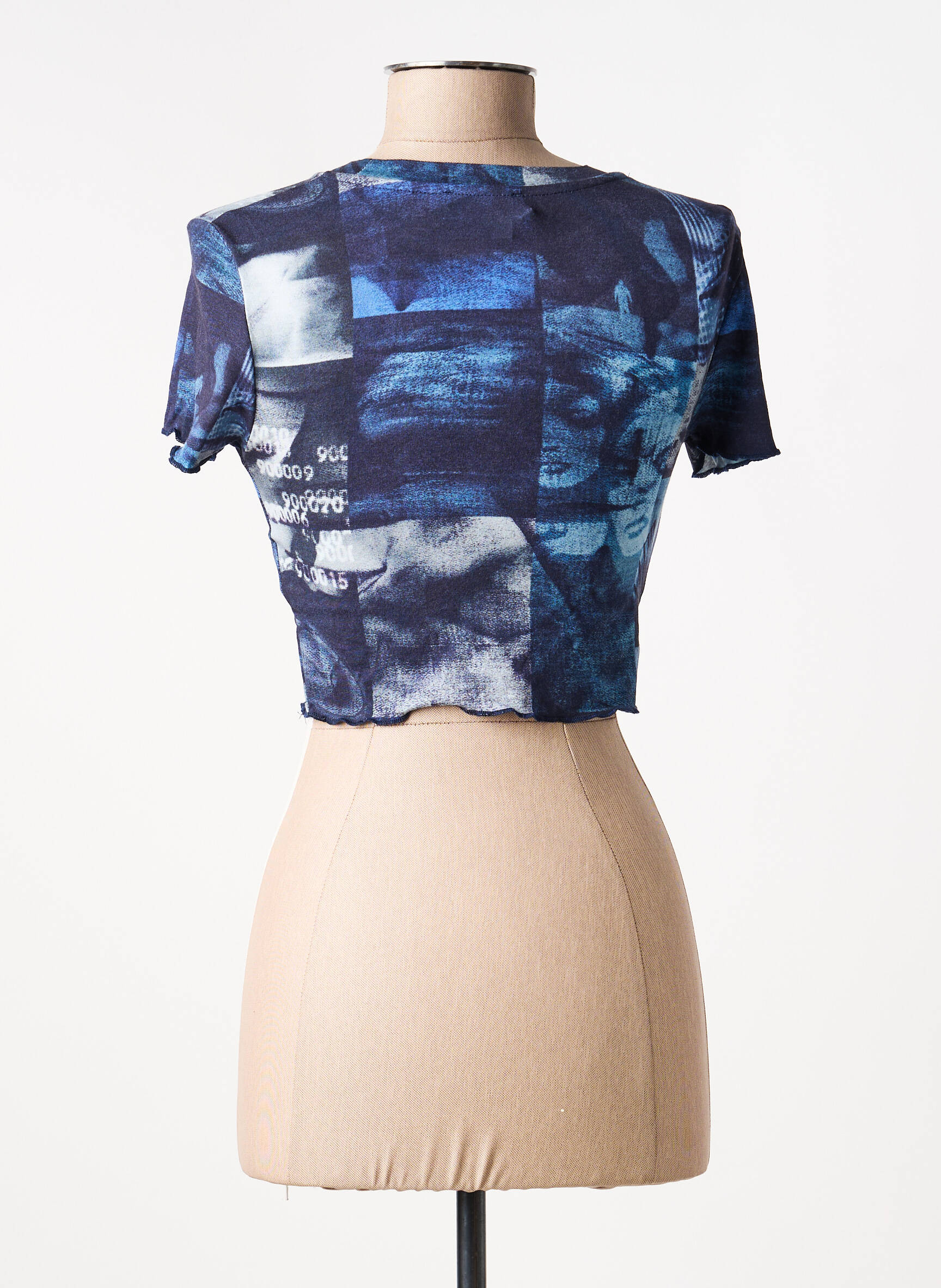 T-shirt bleu TALLY WEIJL femme