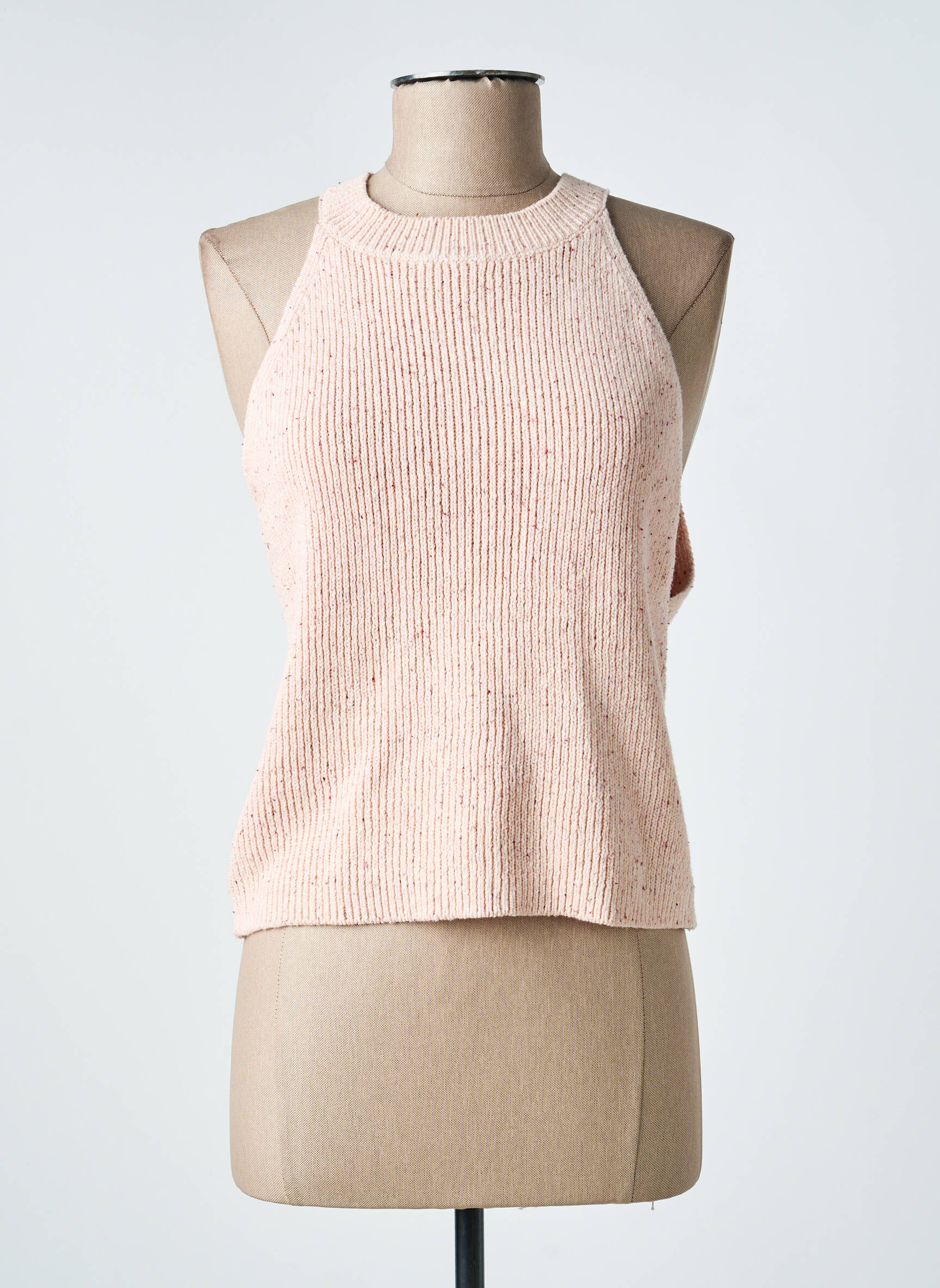 Débardeur rose MANGO femme