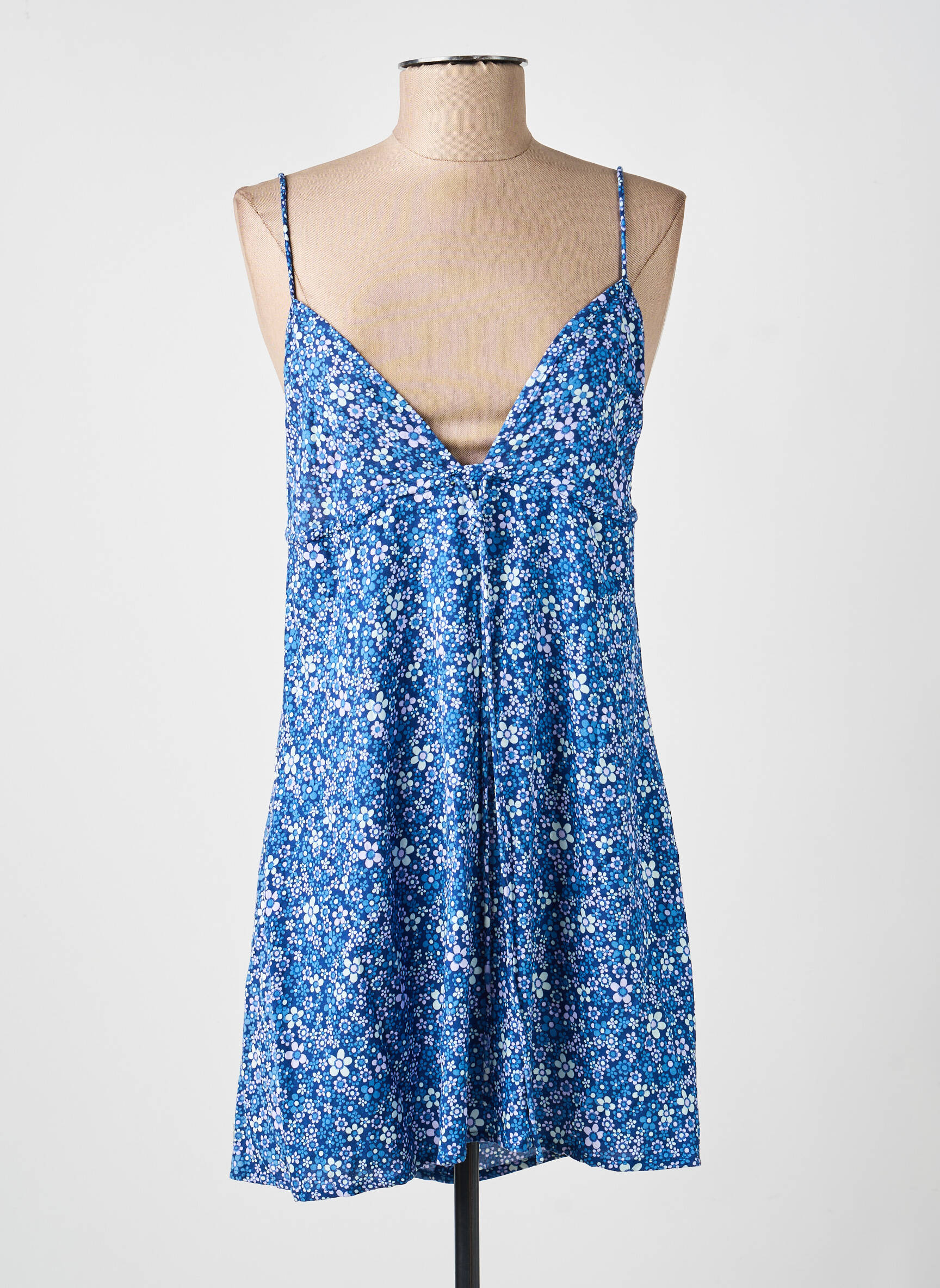 Robe courte bleu MOTEL femme