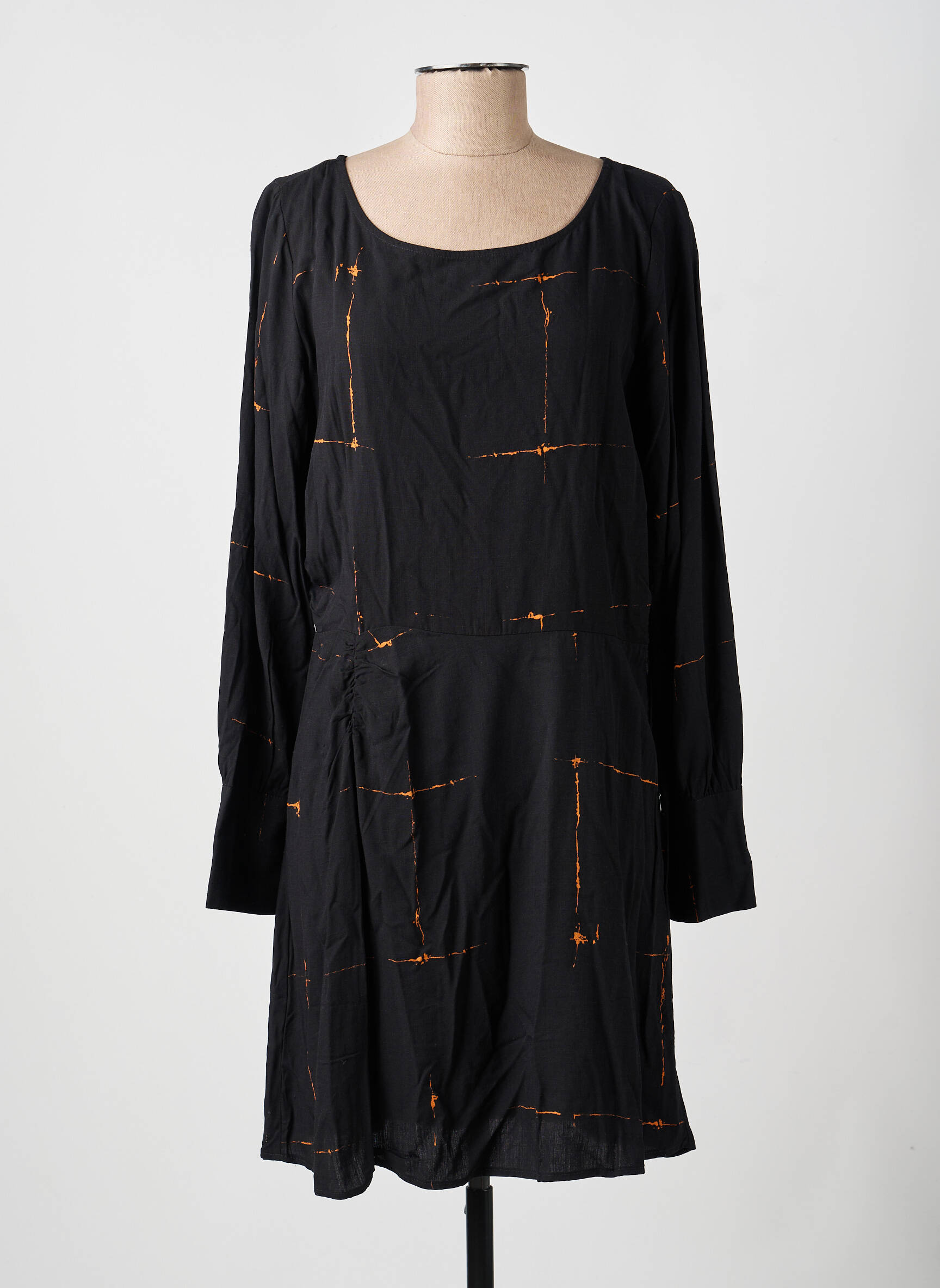 Robe courte manches longues manches longues noir VILA femme