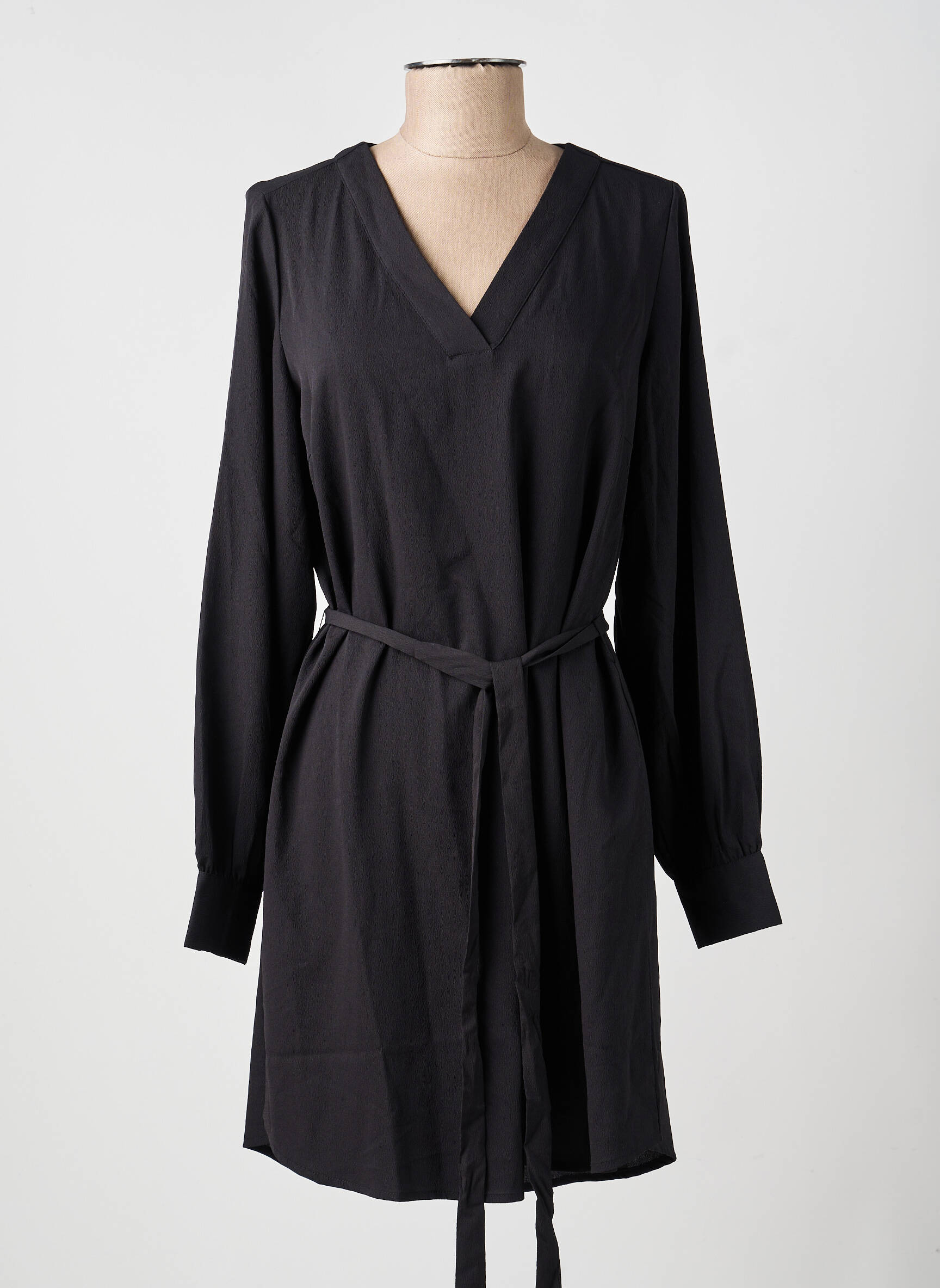 Robe courte manches longues manches longues noir VILA femme
