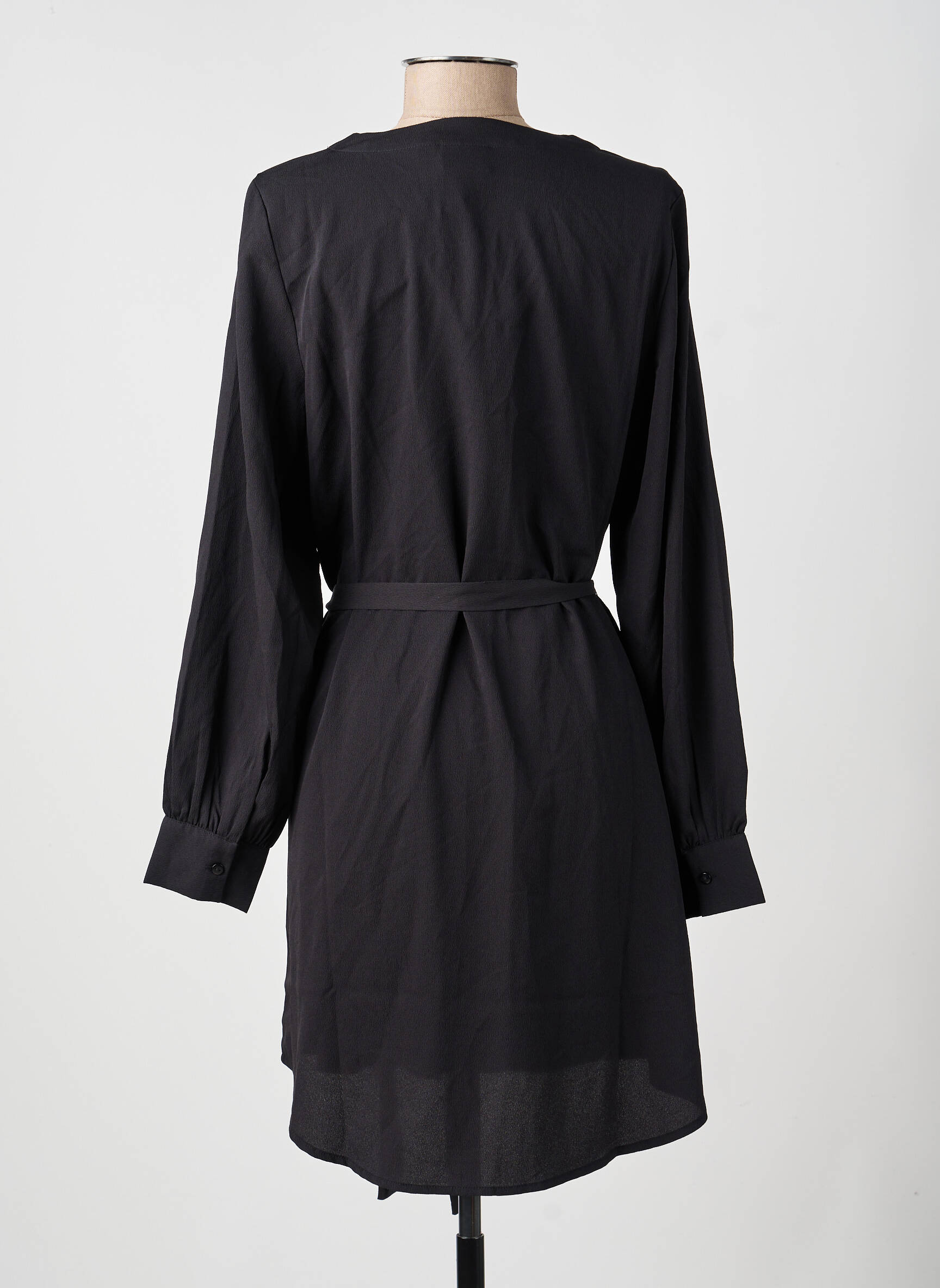 Robe courte manches longues manches longues noir VILA femme