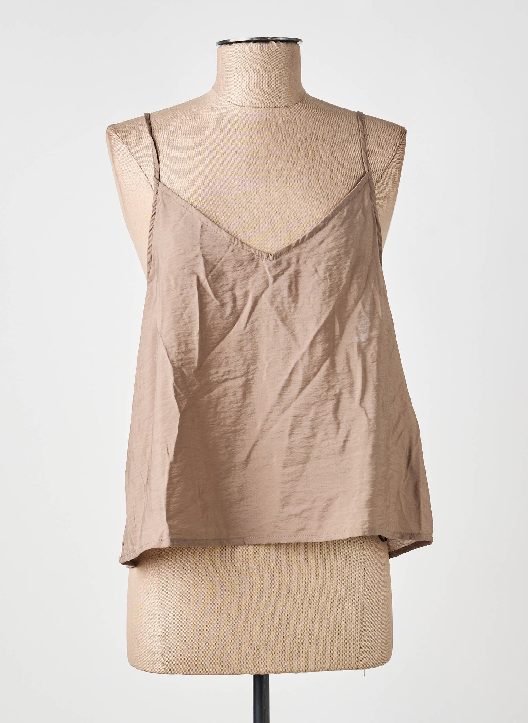 Blouse sans manche marron ONLY femme
