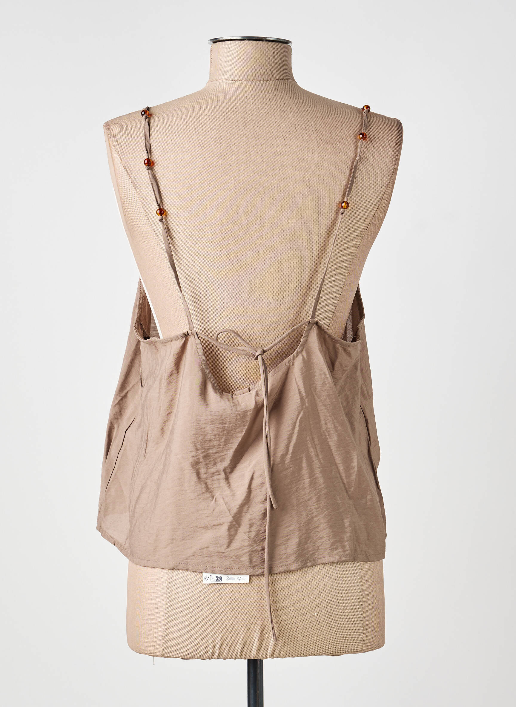 Blouse sans manche marron ONLY femme