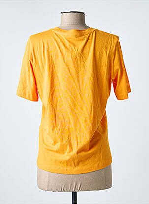 T-shirt col rond manches courtes orange ONLY femme