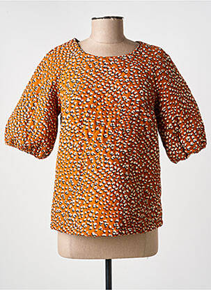 Top orange VILA femme