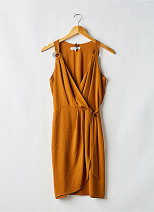 Robe courte jaune MORGAN femme
