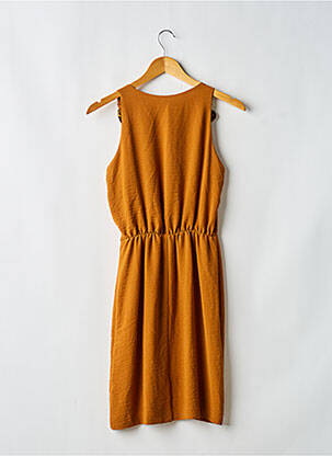 Robe courte jaune MORGAN femme