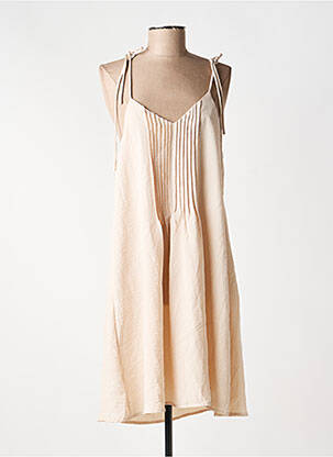 Robe courte beige JACQUELINE DE YONG femme