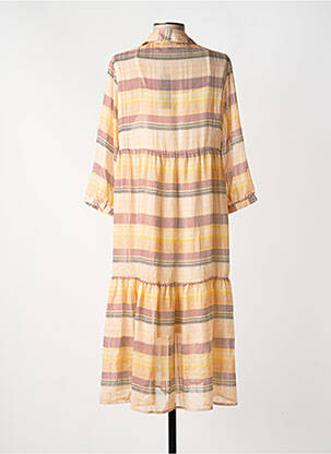 Robe longue orange VERO MODA femme