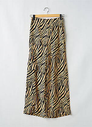 Pantalon large marron MANGO femme