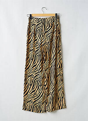 Pantalon large marron MANGO femme