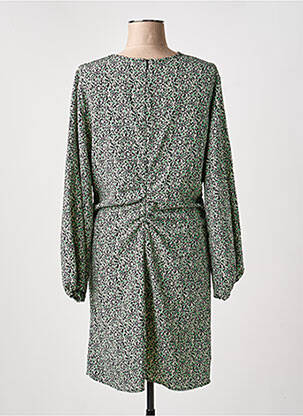 Robe courte manches longues manches longues vert ONLY femme