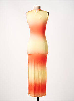 Robe longue orange JACQUELINE DE YONG femme