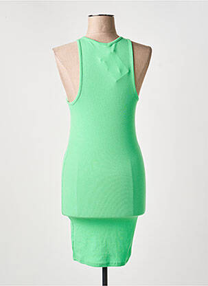 Robe courte sans manche sans manche vert ONLY femme
