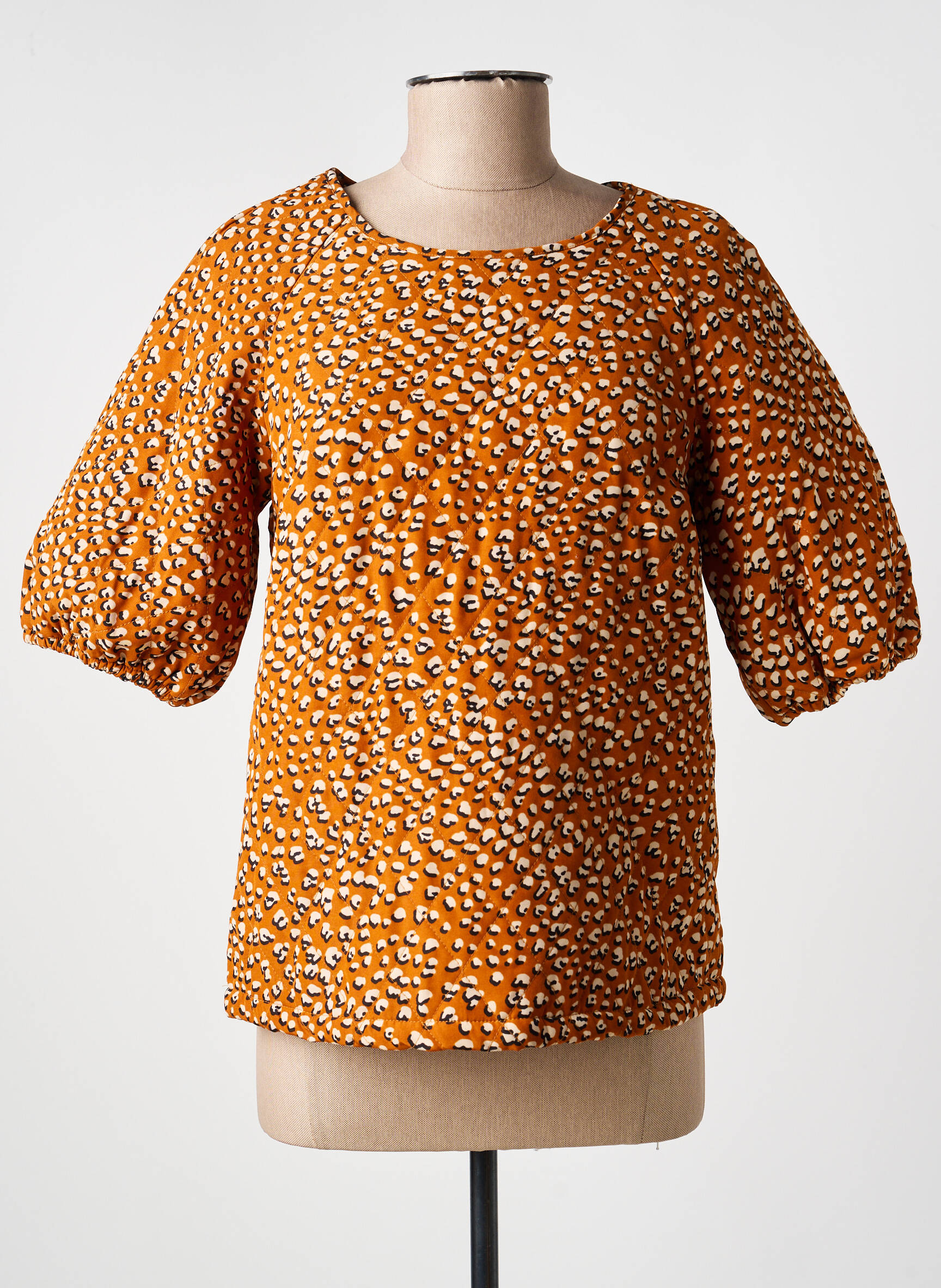 Top orange VILA femme