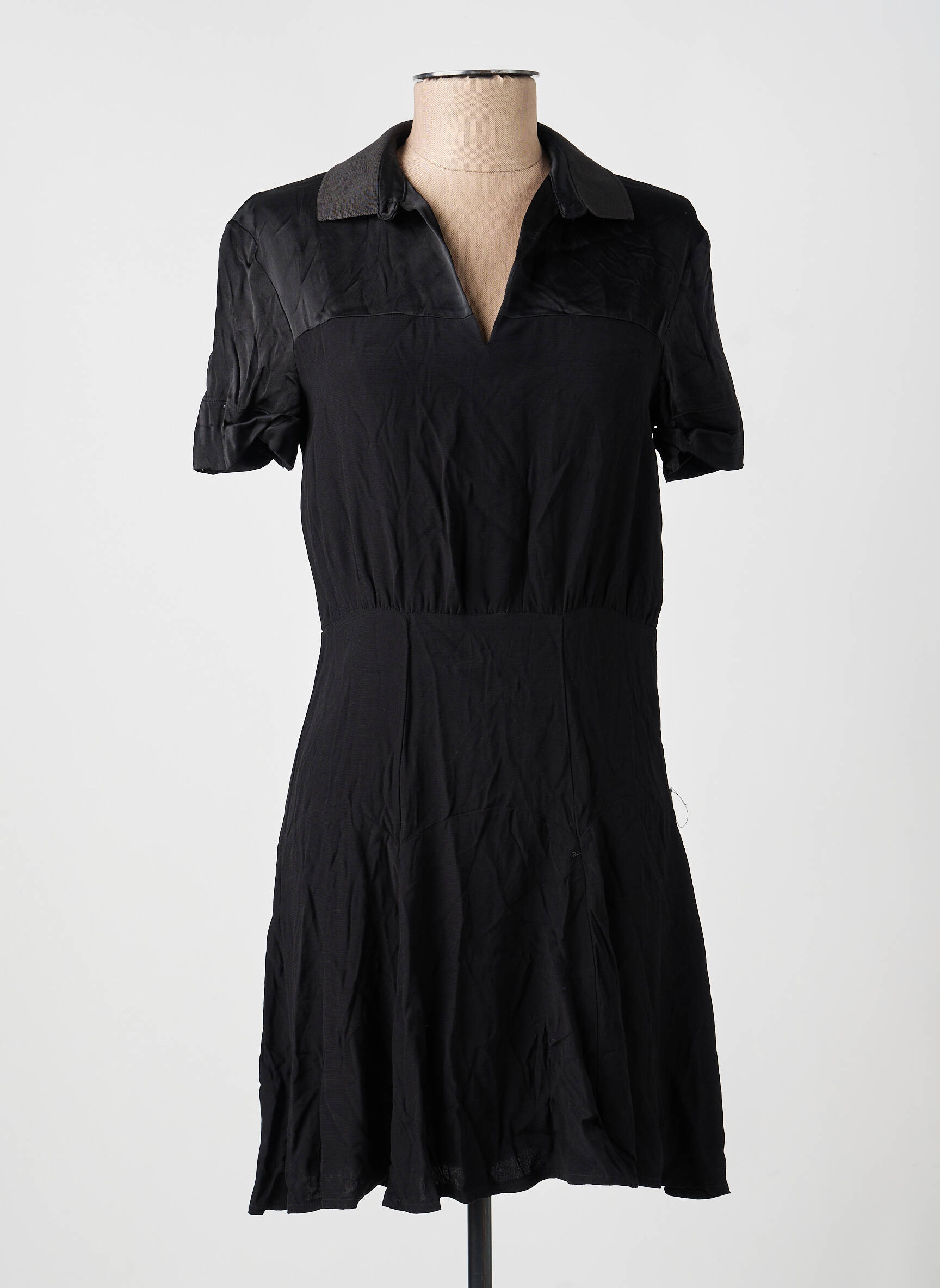 Robe courte noir ASTRID BLACK LABEL femme
