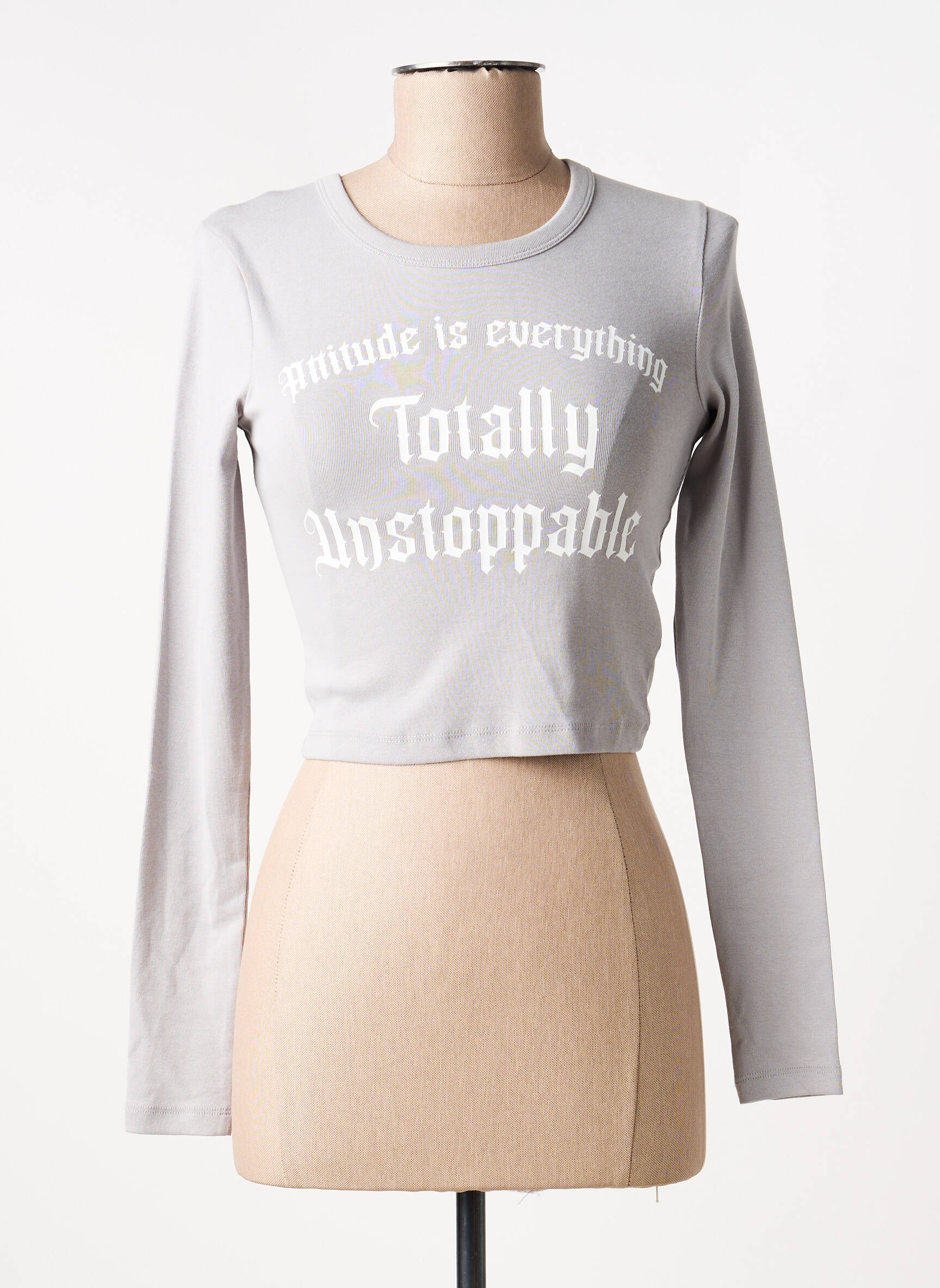 T-shirt gris TALLY WEIJL femme