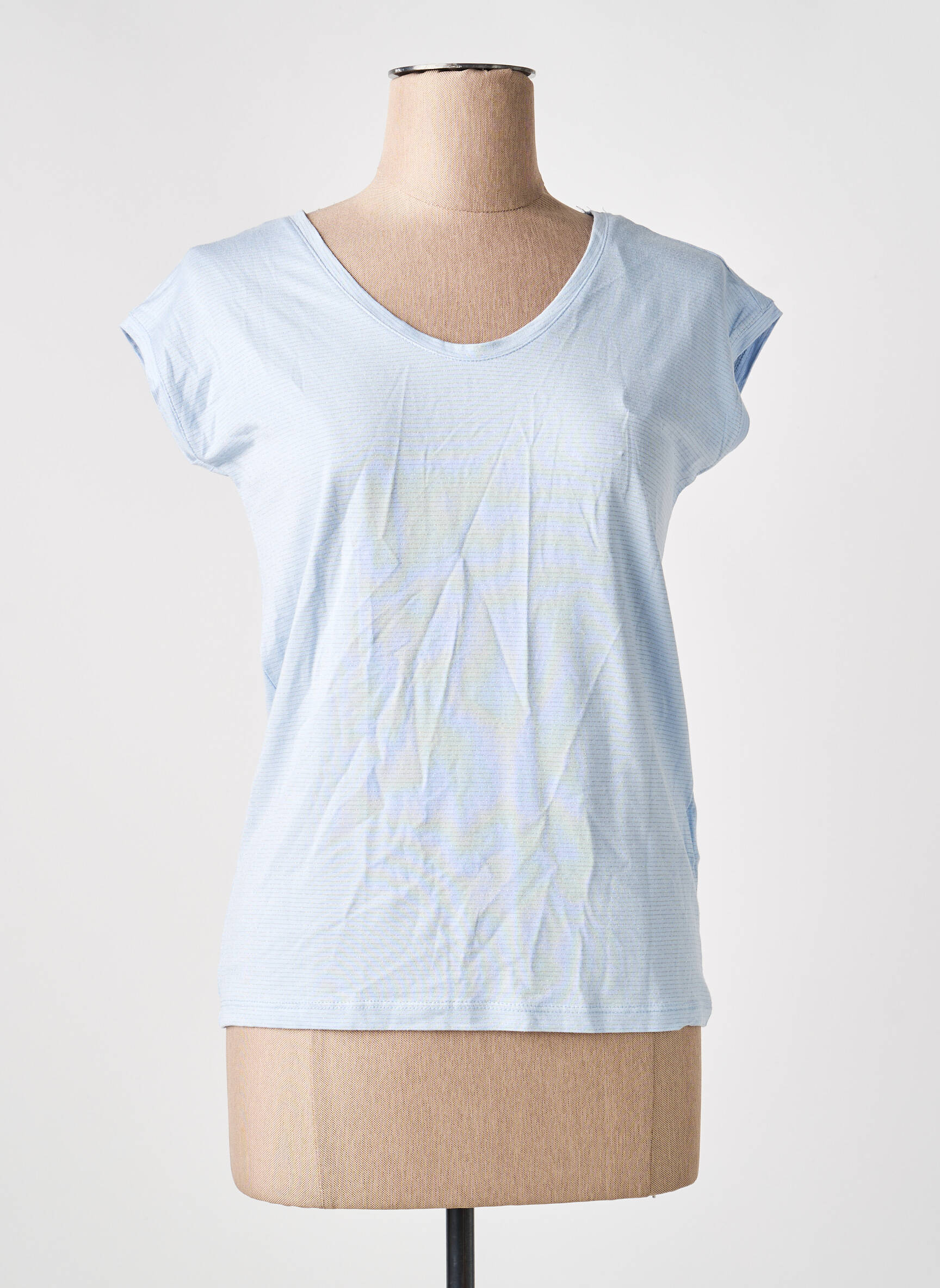 T-shirt bleu HAILYS femme