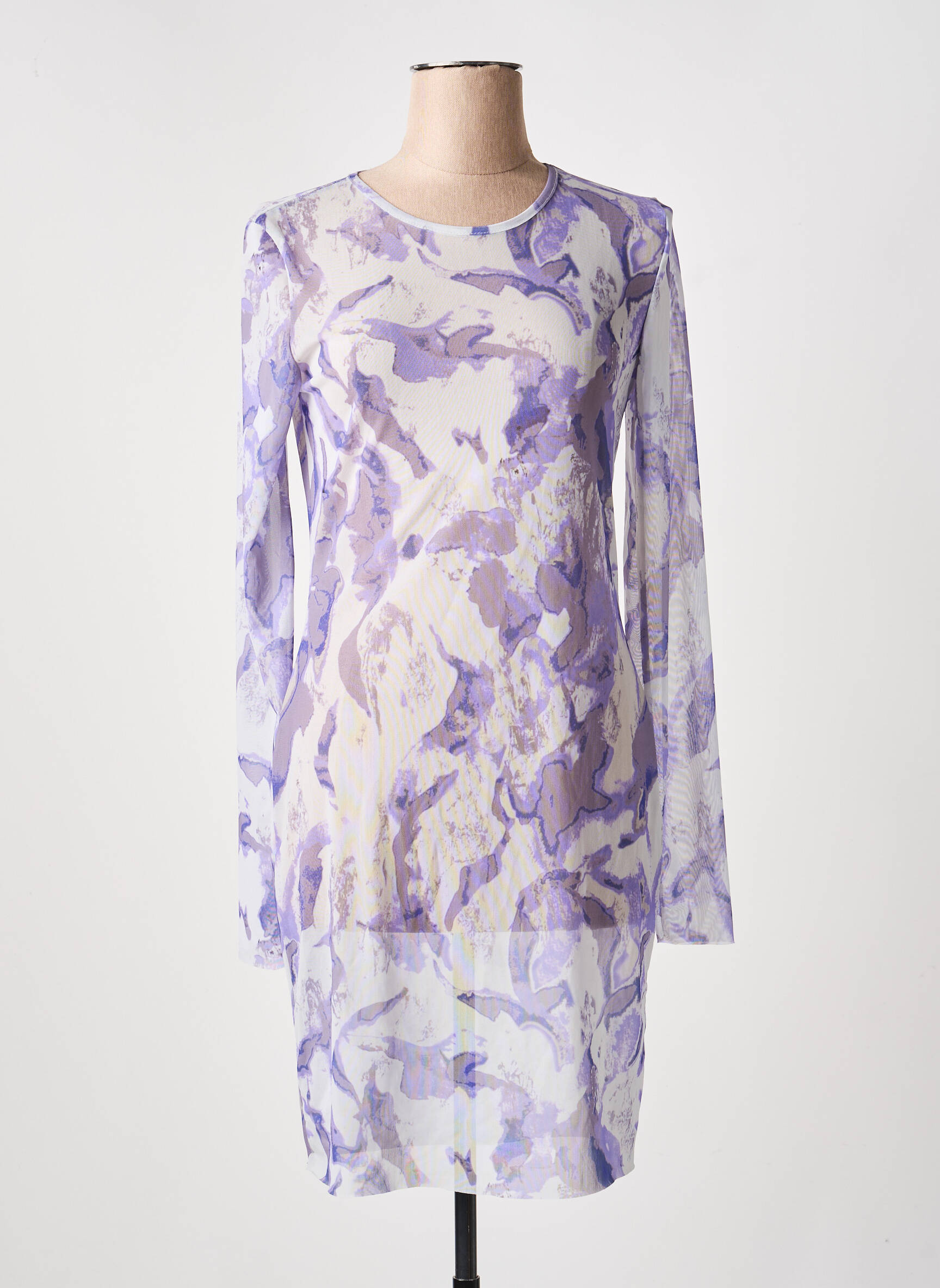 Robe courte violet NOISY MAY femme