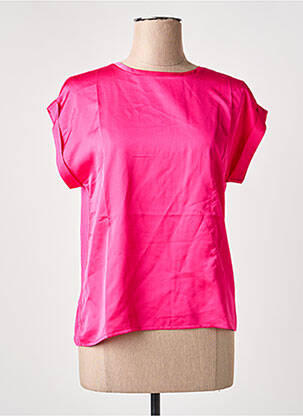T-shirt manches courtes manches courtes rose VILA femme