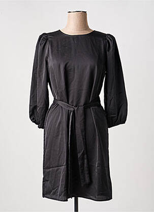 Robe mi-longue manches 3/4 manches 3/4 noir VILA femme