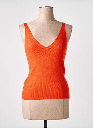 Débardeur rouge MANGO femme