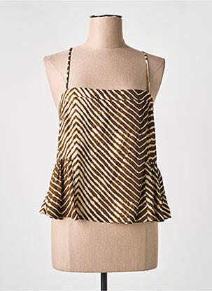 Top beige MANGO femme
