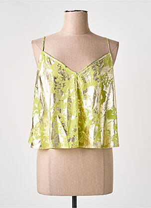 Top sans manche sans manche vert VILA femme