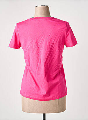 T-shirt col rond manches courtes violet VERO MODA femme