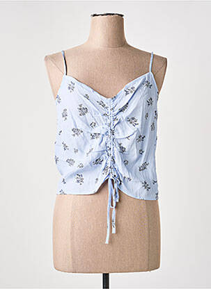 Top bleu MANGO femme