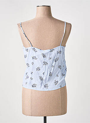 Top bleu MANGO femme