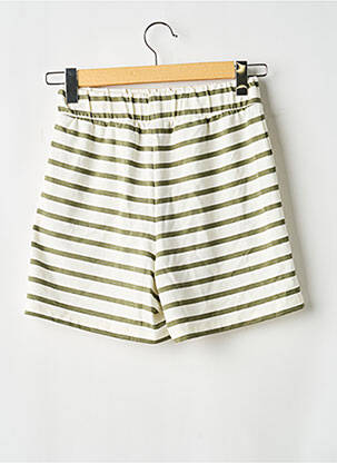 Short taille haute taille haute blanc PIECES femme