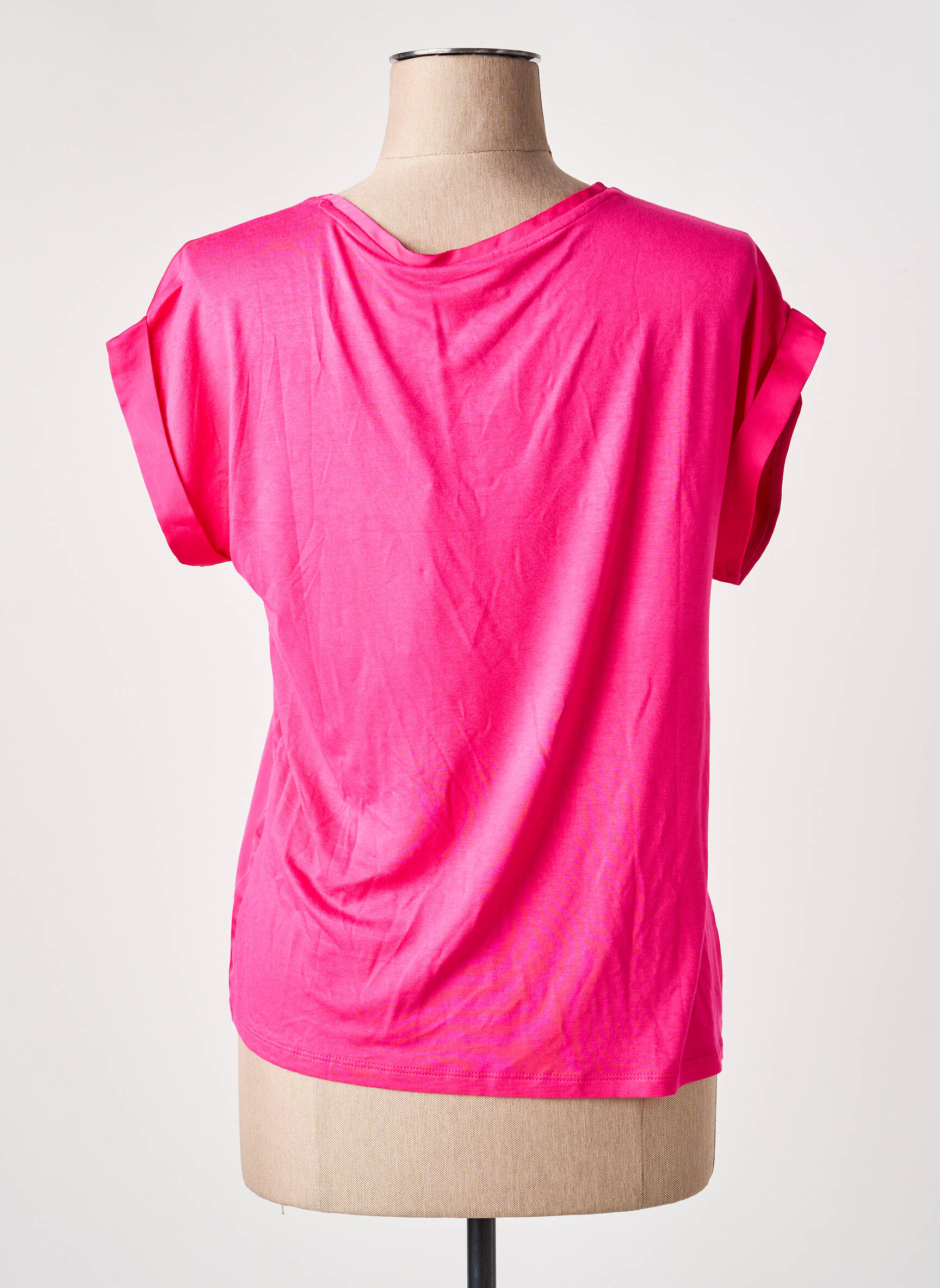 T-shirt manches courtes manches courtes rose VILA femme