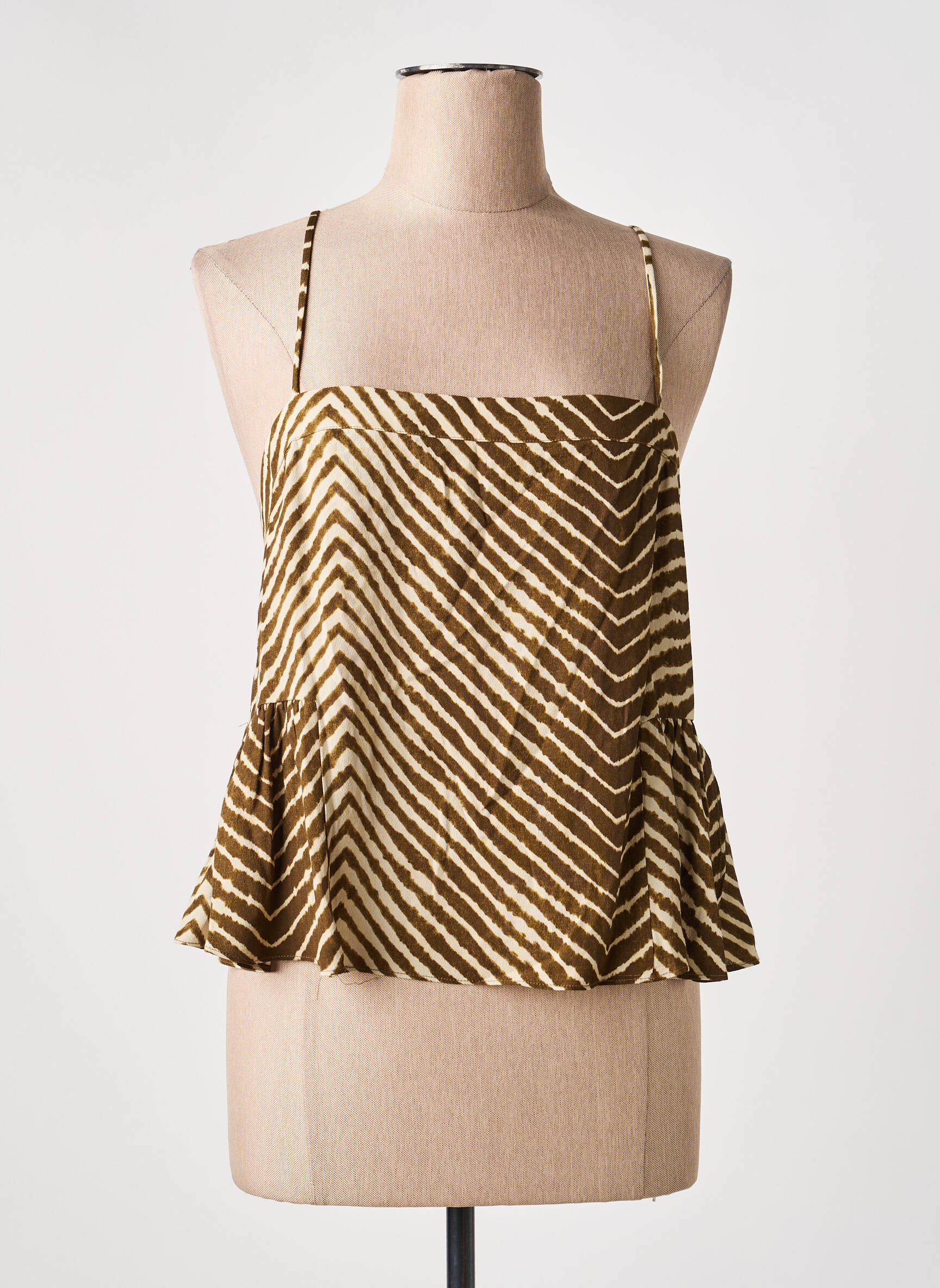 Top beige MANGO femme