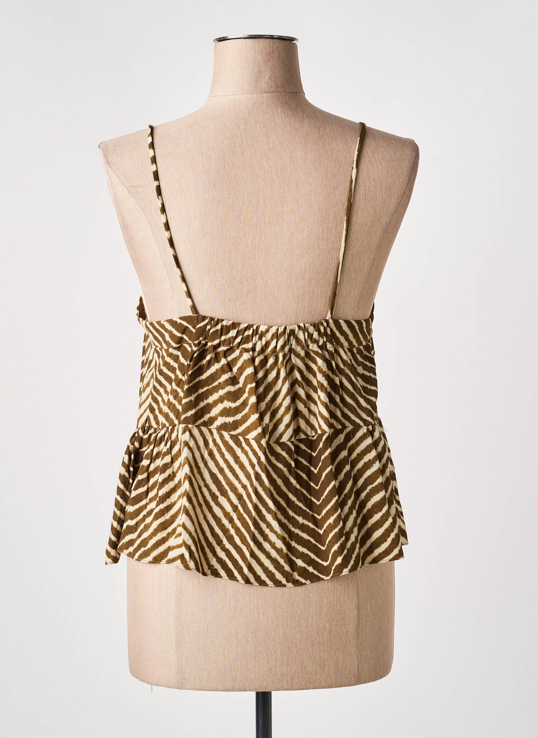 Top beige MANGO femme