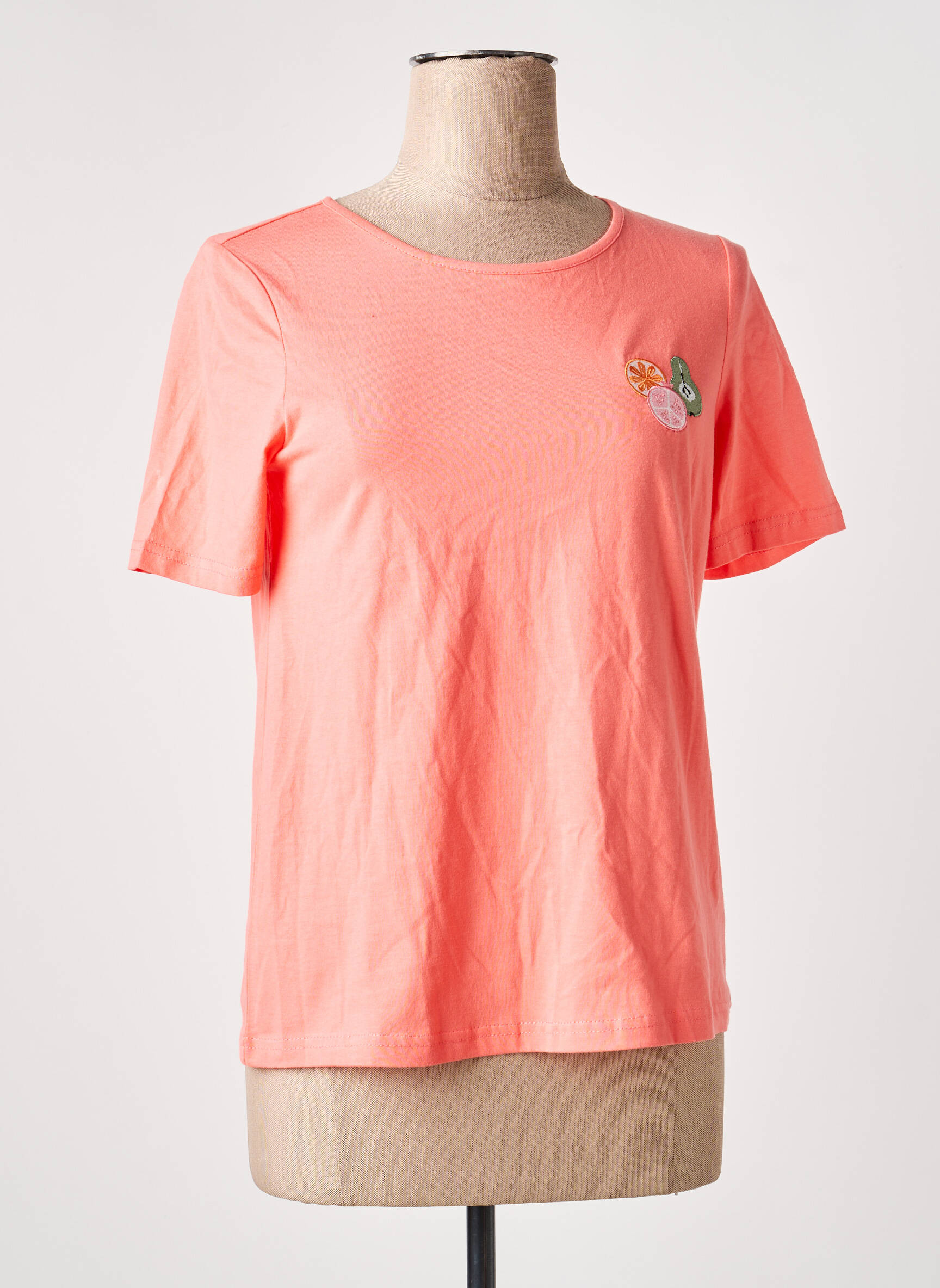 T-shirt manches courtes manches courtes rose VERO MODA femme